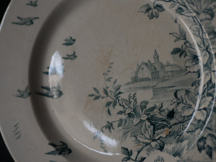 コンポティエ GIEN ジアン フルーツスタンド ケーキスタンド フランス