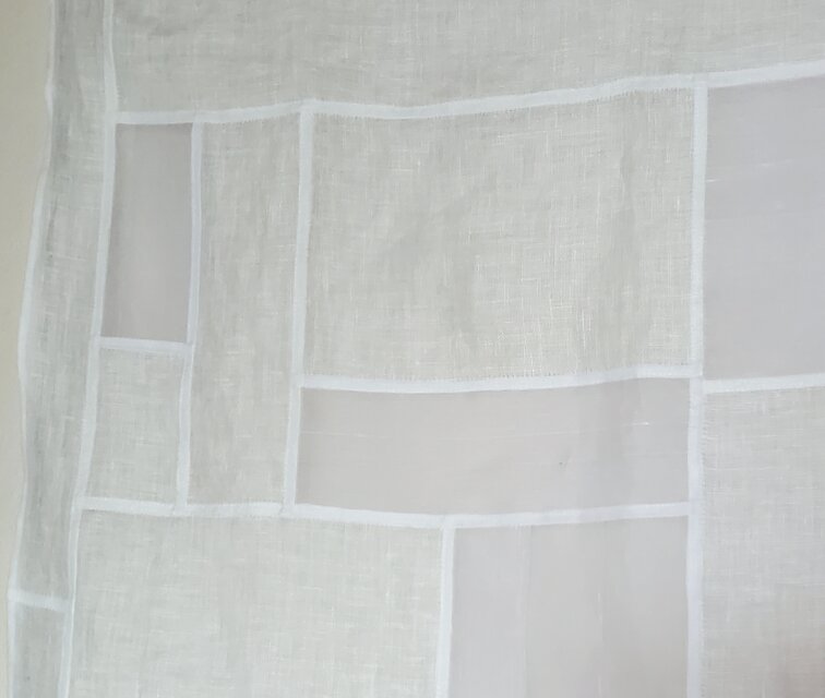 ポジャギ リネン シルク 白 《受注制作》 | iichi 日々の暮らしを