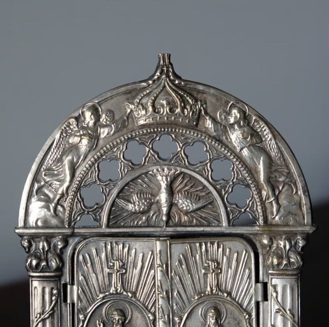 天使と聖人の観音扉 フレーム ルリケール 写真立て フランス