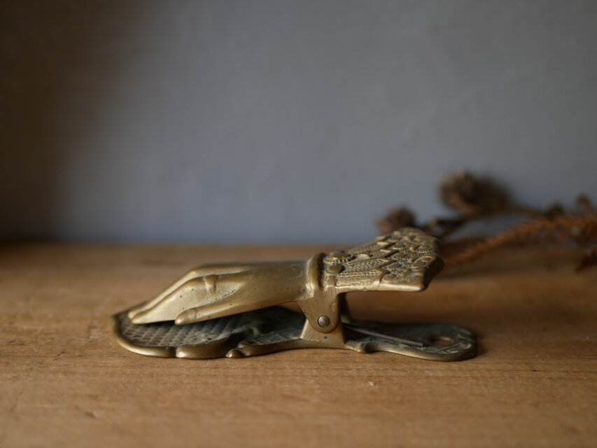 HAND 貴婦人の手 クリップ フランスアンティーク ブロカントのある生活