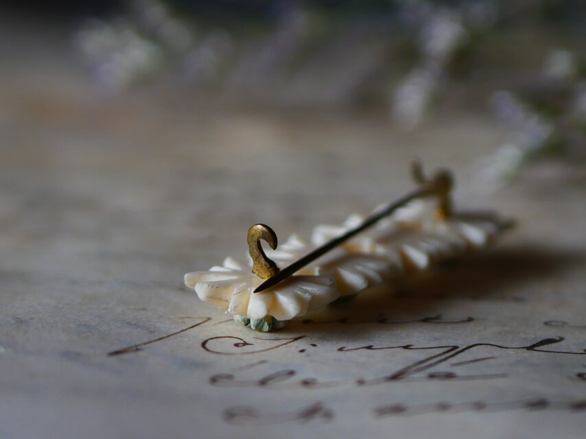 エーデルワイス ヴィンテージブローチ フランスブロカント ブロカント