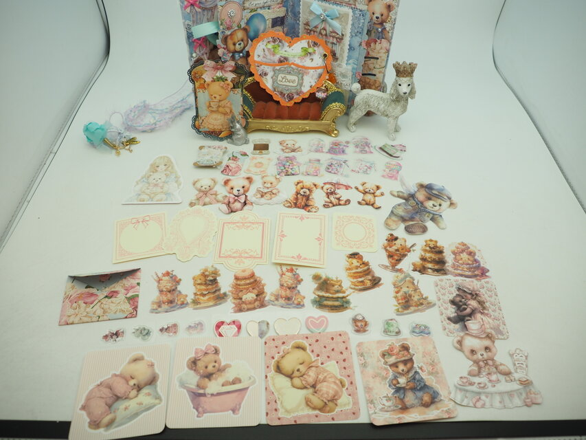 くまちゃん♡おすそ分けファイル♡ジャンクジャーナル♡コラージュ