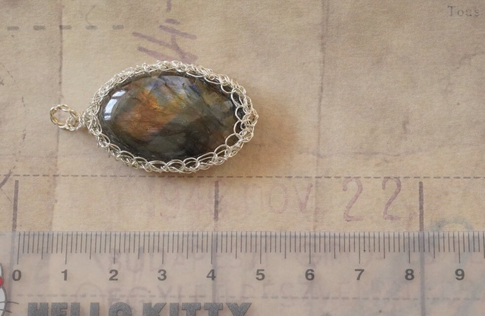 ラブラドライトペンダントトップ1 | iichi 日々の暮らしを心地よく