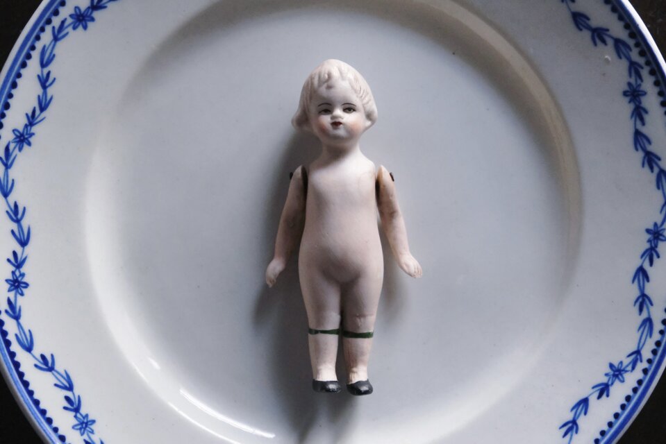 ミニョネット オールビスクドール h11cm ドイツ アンティーク 0502029