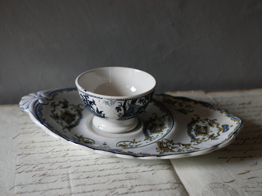 GIEN ジアン アンティークプレート フランスアンティーク アンティーク