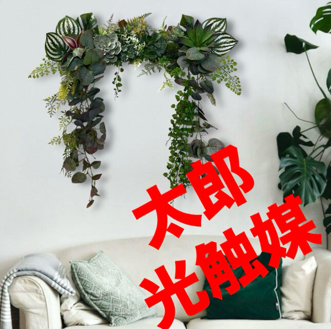 光触媒 人工観葉植物 ウォールグリーン フェイクグリーン 壁掛け40540