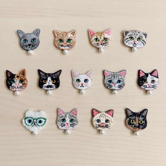 nyaigs〜毛並みまで感じる猫刺繍 作品一覧 | iichi 日々の暮らしを