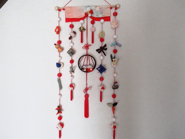 雅の薫り漂う正絹のつるし雛飾り(送料込み) 吊るし雛 ひな祭り