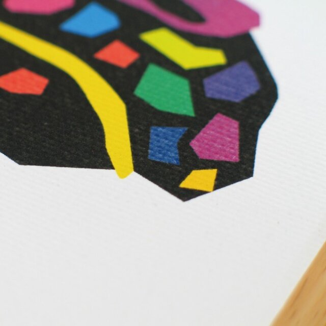 絵画 イラスト アート きりん キリン ジラフ A4-K02 | iichi 日々の