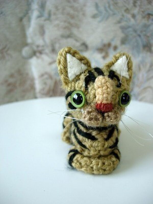 オーダーメイド猫あみぐるみ（毛糸のぬいぐるみ） | iichi 日々の