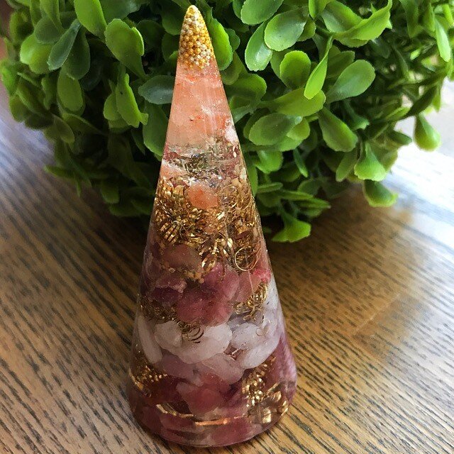 PinkyAngelオルゴナイト✩*॰ ( ¨̮ ) ॰*✩ | iichi 日々の暮らしを