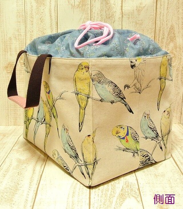 小鳥ケージ用*M／キャリーバッグ♪ セキセイインコ他／お散歩*通院