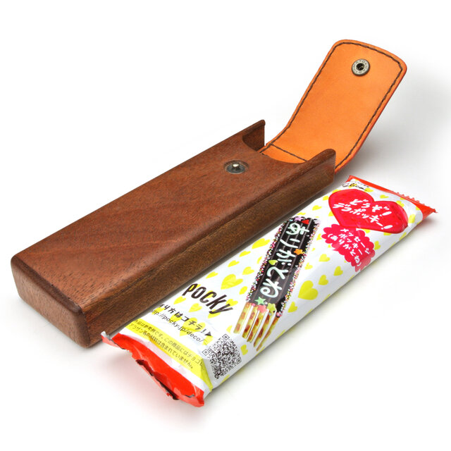 グリコ ポッキー専用木製ケース | iichi 日々の暮らしを心地よくする