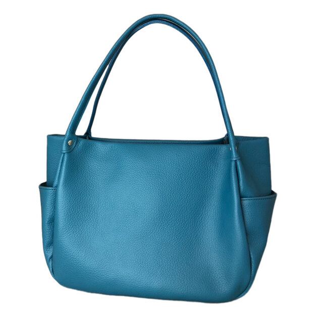 オール牛革 天ファスナー 本革バッグ 軽量 リアル シュリンクレザー