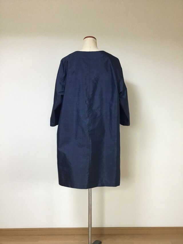 大島紬のチュニック、ワンピース 着物リメイク | iichi 日々の暮らしを