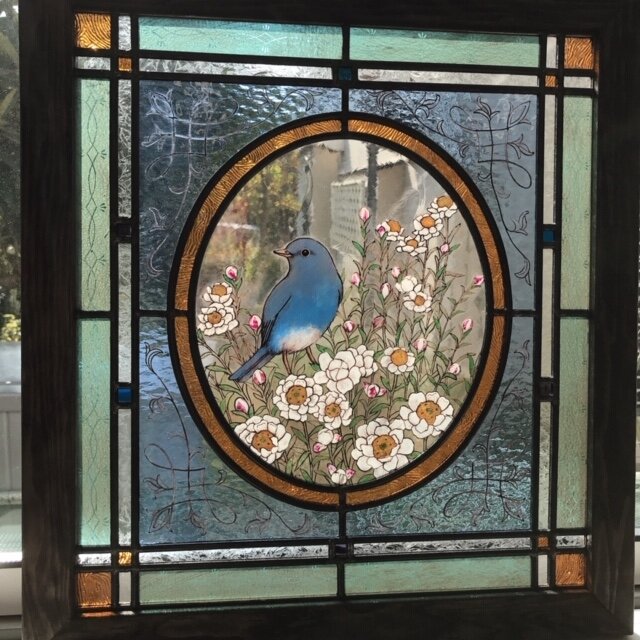 オーダー ステンドグラス 絵付けパネル | iichi 日々の暮らしを