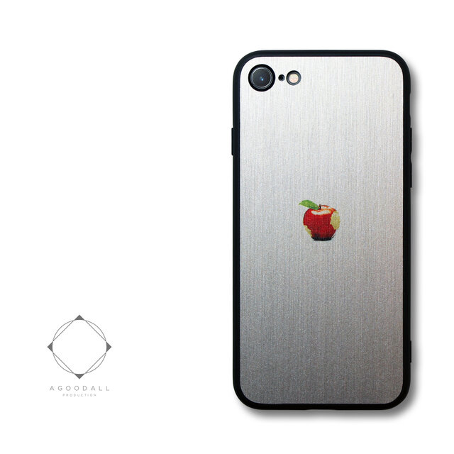 まるで金属のようなiPhoneケース】 iPhoneケースカバー（シルバー