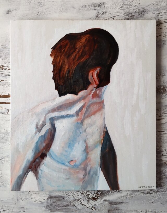 原画「 男 」F10・油彩画 | iichi 日々の暮らしを心地よくする