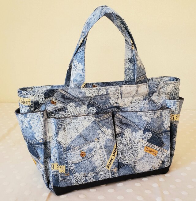 ポケットいっぱいトートバック | iichi 日々の暮らしを心地よくする