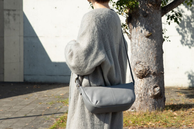 長財布が入る】本革 2WAY ショルダーバッグ ワンショルダー シュリンク