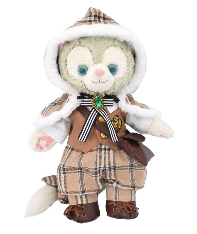 ジェラトーニ 服 着せ替え コスチューム ケープ付ミルクティーチェック