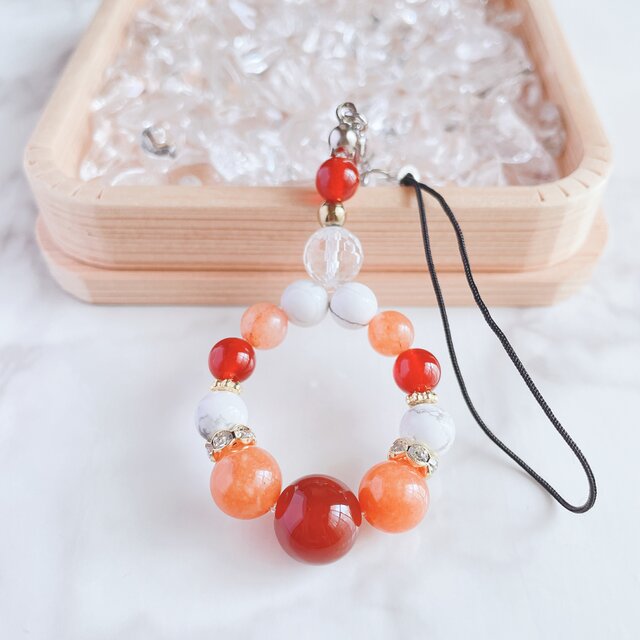 八方塞がりな対人トラブルを解消へ導く 赤メノウ オレンジ