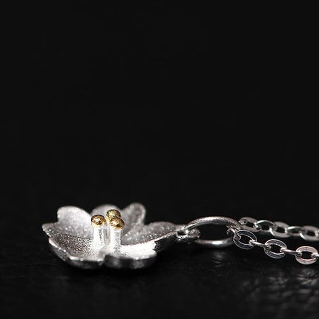 受注制作＞桜のペンダント さくら シルバー N036 | iichi 日々の暮らし