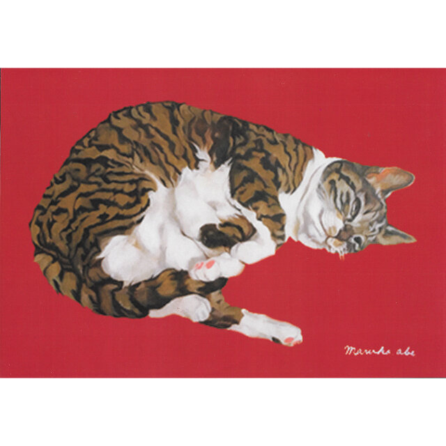 ねっころがる猫」額縁入り（複製画） | iichi 日々の暮らしを心地よく