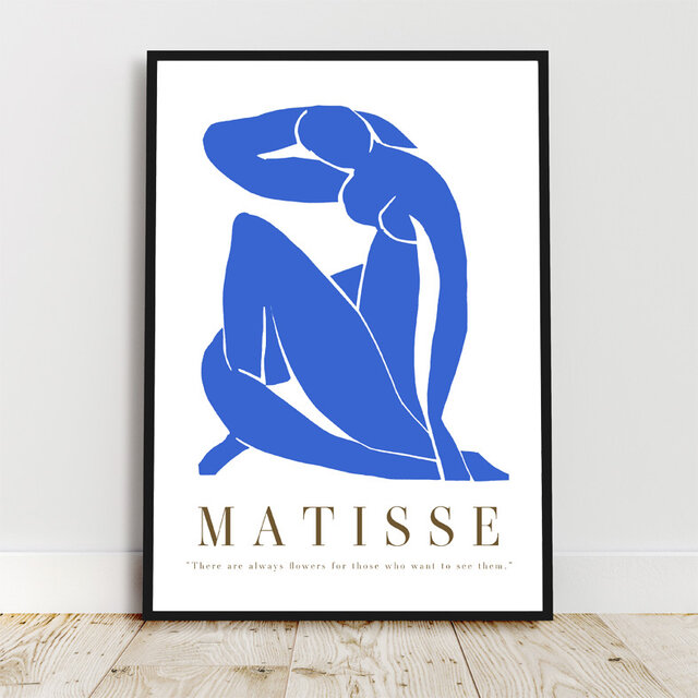 アンリマティス ブルーヌード II / Blue Nude II, The Cut Outs アート