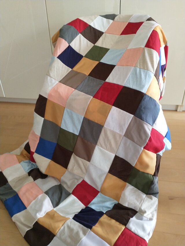 パッチワークベッドカバー | iichi 日々の暮らしを心地よくする