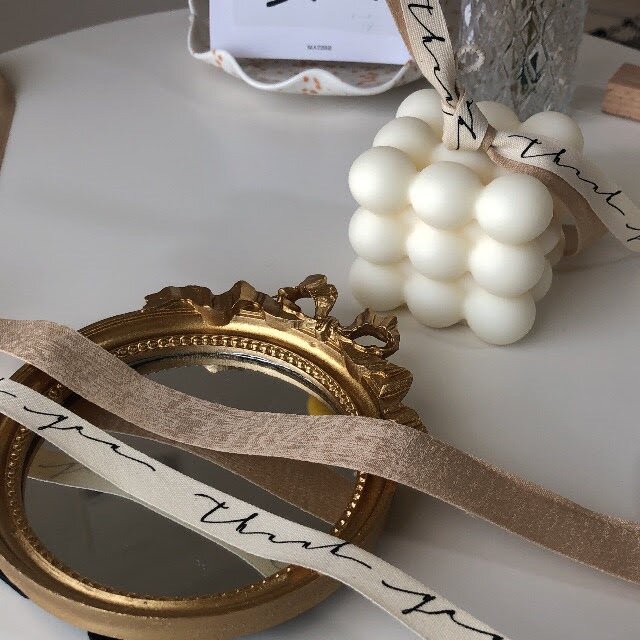 リボンが選べるボンボンキャンドル | iichi 日々の暮らしを心地よく