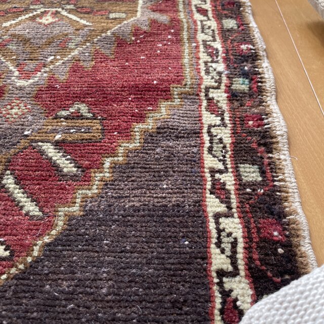 46×116 長め メダリオン グラデーション トルコヴィンテージラグ