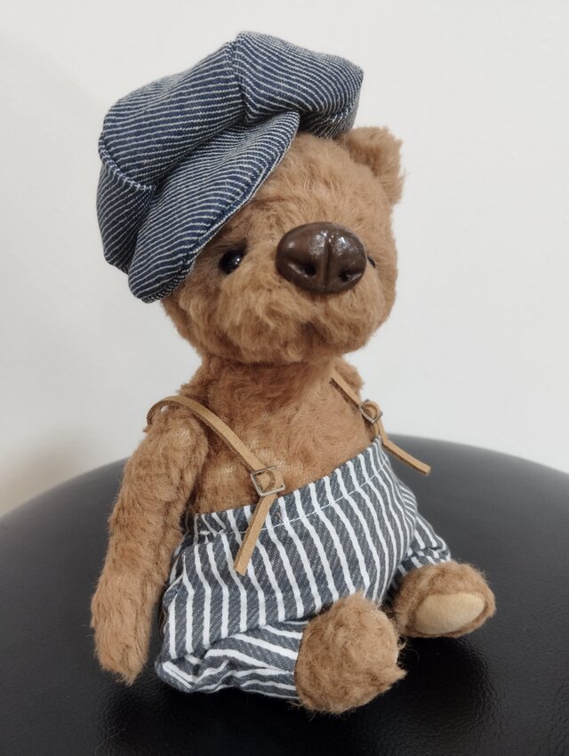 ぬいぐるみ☆アンティーク風ベア☆くま☆巻き毛☆茶 | iichi 日々の