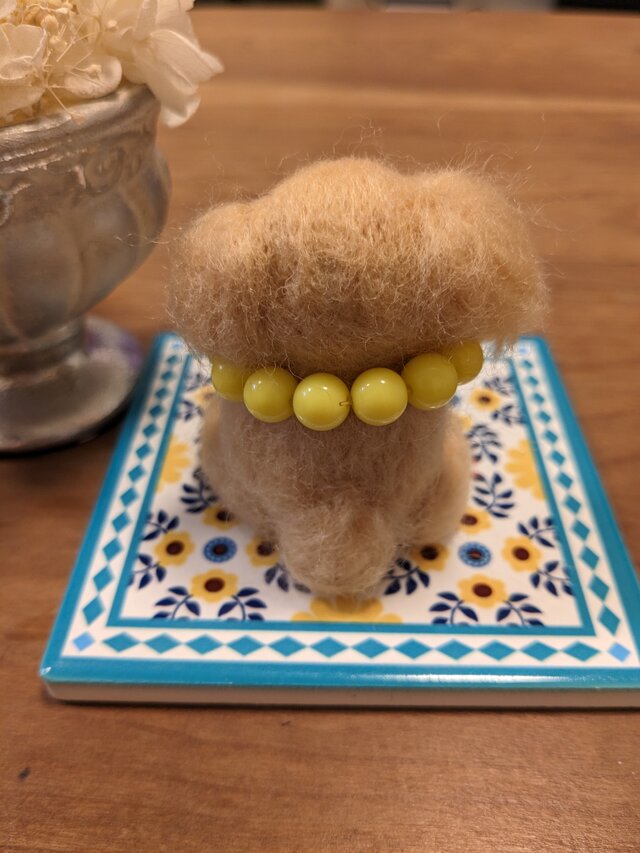昭和レトロ おすましワンちゃん（羊毛フェルト犬） | iichi 日々の