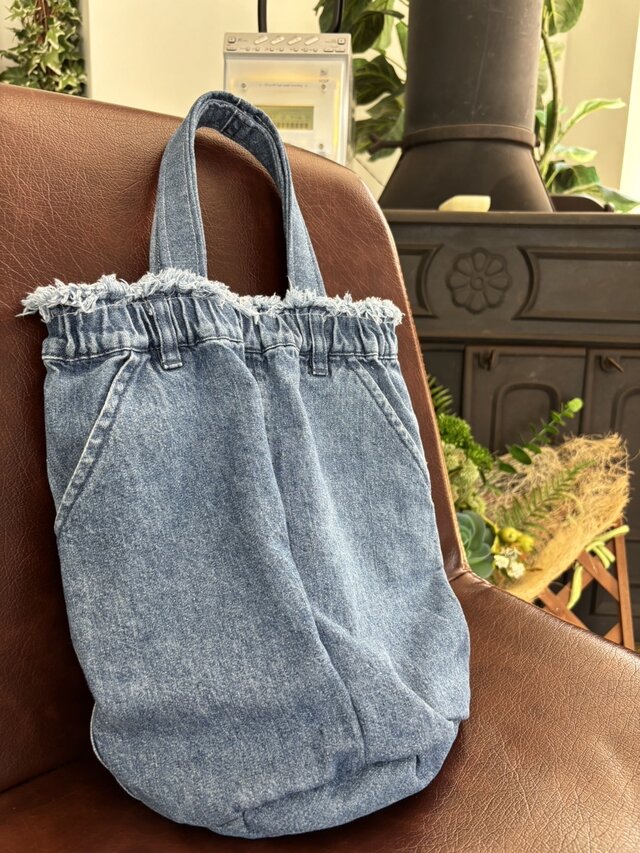 デニム リメイクバッグ | iichi 日々の暮らしを心地よくする