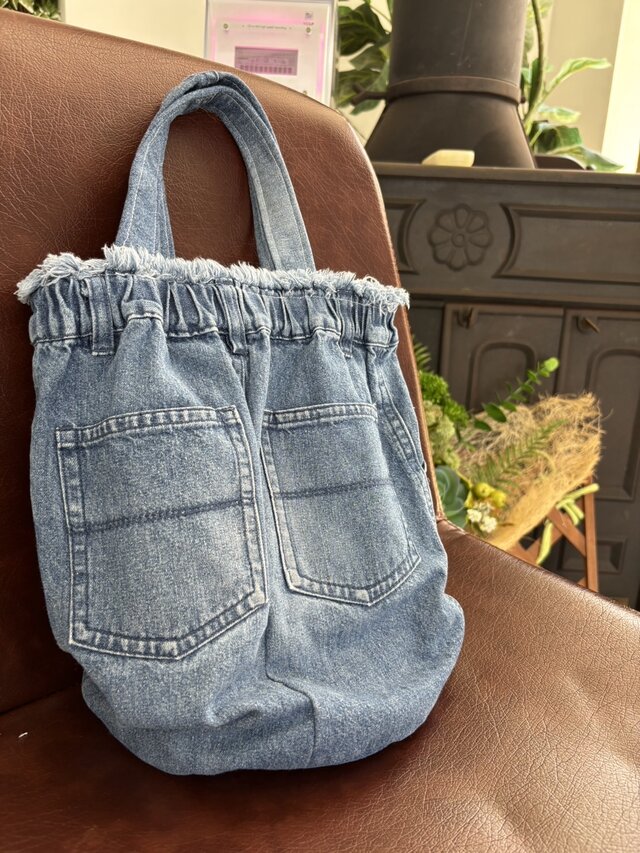デニム リメイクバッグ | iichi 日々の暮らしを心地よくする