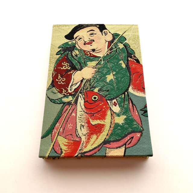 恵比寿大黒』 美術名画御朱印帳 大黒様 恵比寿様 招福 B6大判サイズ 額