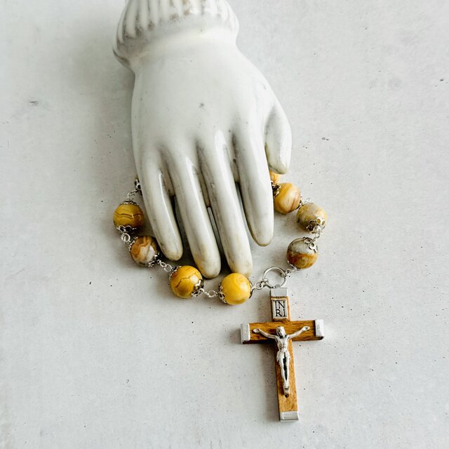 JOKER ＿＿＿＿＿銀線細工 ロザリオ フィリグリー十字架 /K082 JOKER