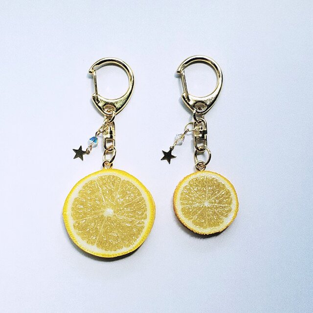 レモン（両面細工）大サイズ☆リアル食品サンプルのフルーツ