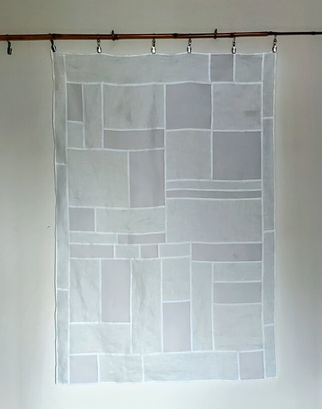 ポジャギ リネン シルク 白 《受注制作》 | iichi 日々の暮らしを