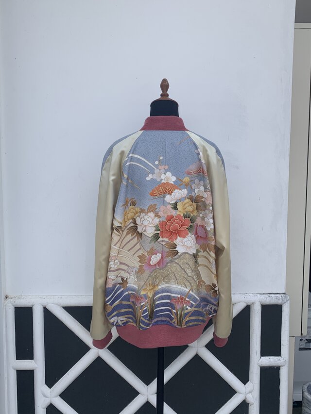 運気の上がるスカジャン・ブルゾン（着物リメイク） | iichi 日々の