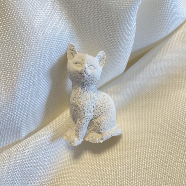 猫アロマストーン&スタンドプレートセット〈サークルテラゾー