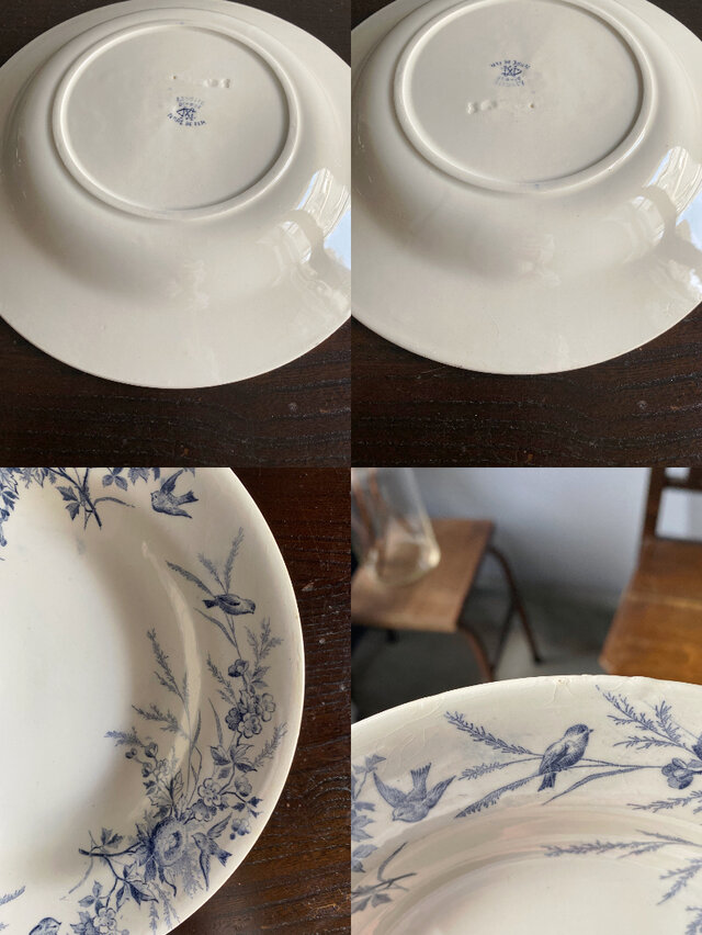 クレイユモントロー リノット Creil&Montereau Linotte 深皿 フランス