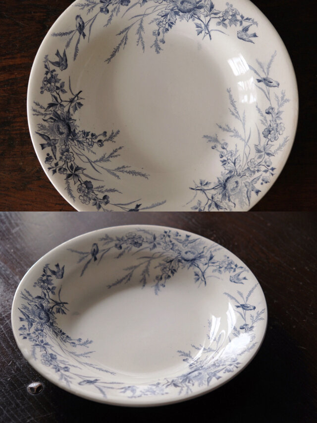 クレイユモントロー リノット Creil&Montereau Linotte 深皿 フランス