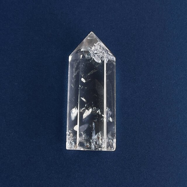 David クリスタル ポイント型 サイン付き SKULL DIVINE チェーン