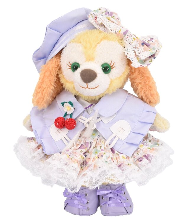 クッキーアン 服 着せ替え コスチューム ダッフルケープ付花柄ドレス