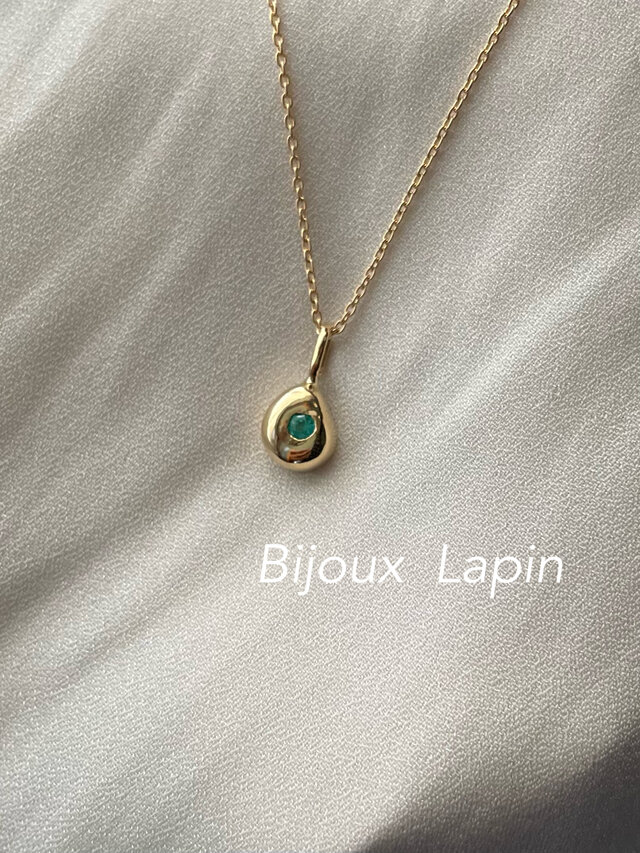 K18パライバトルマリンネックレス | iichi 日々の暮らしを心地よく