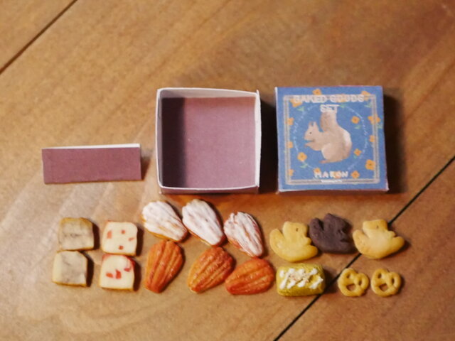 ミニチュア森のリスの焼き菓子ギフト | iichi 日々の暮らしを心地よく