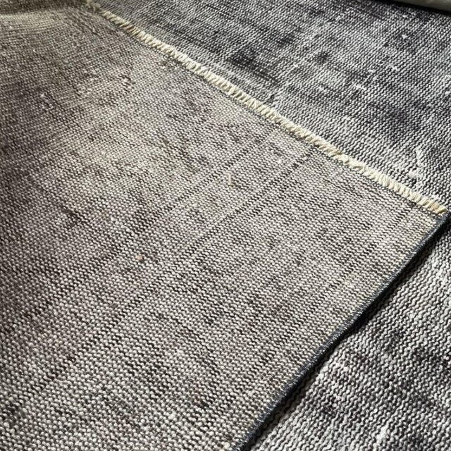 105×172 ダークグレイ オーバーダイ ワンカラー トルコヴィンテージ