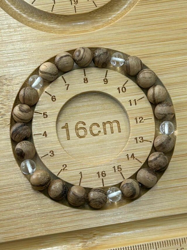 沈香念珠ブレスレット 香木 水晶 お守り | iichi 日々の暮らしを